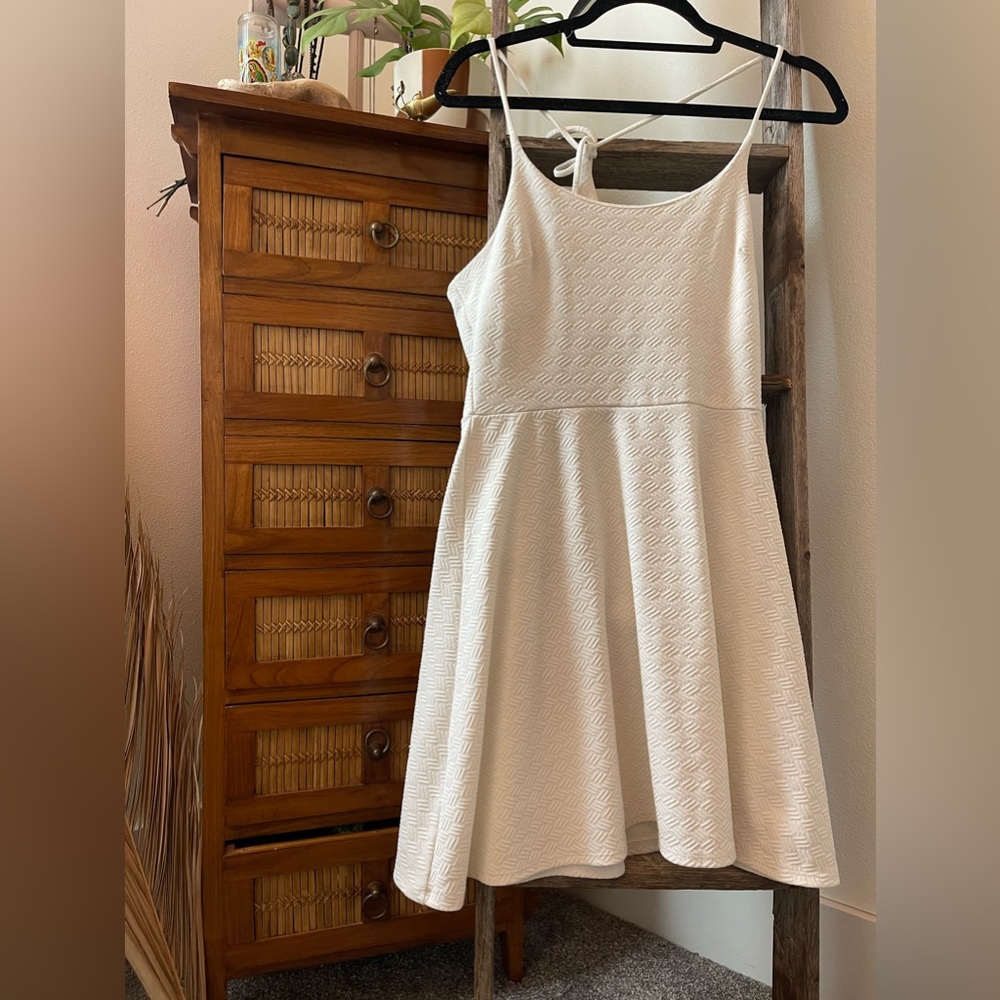 White Skater Dress